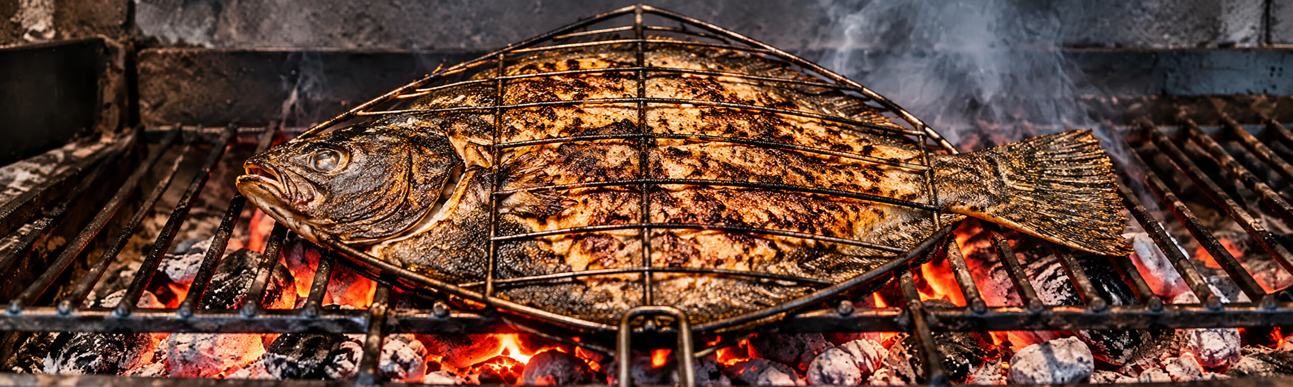 ゲタリアの炭火焼き魚
